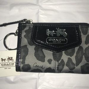 Coach ID & Card case with Key chain NEW WITH TAGS